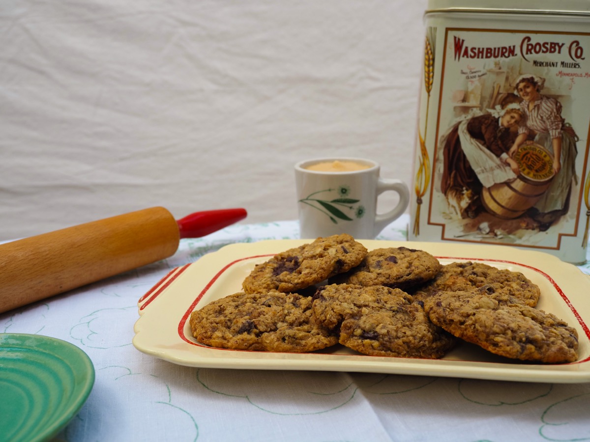 Warm cookie baking studio with morning sunlight